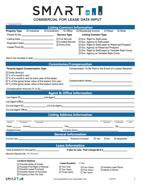 Lease Data Input