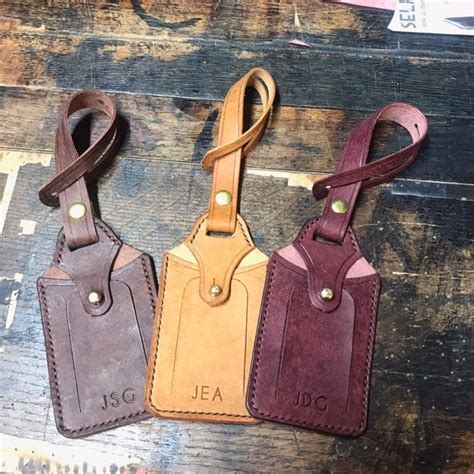 Leather Bag Tag Pattern