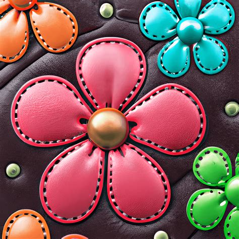 Leather Floral Patterns Gallery