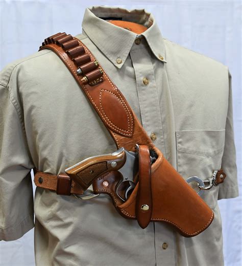 Leather holster with a belt loop