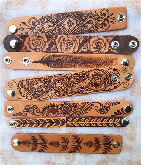 Leather jewelry patterns