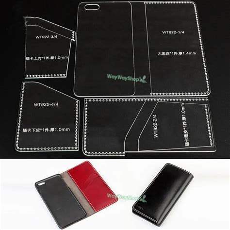 Leather phone case template