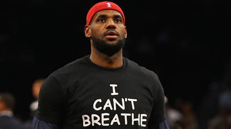 Lebron James speaking out on social justice