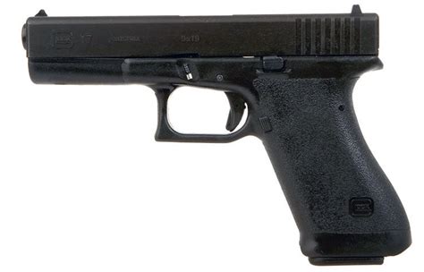 Left-handed Glock shooter in action