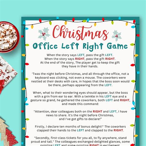 A funny Left Right game story about an office party