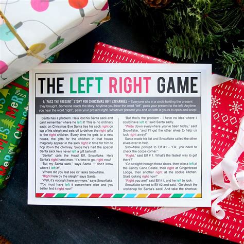 Left Right Gift Exchange Gift Ideas