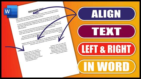 Left and Right Text with Image Template