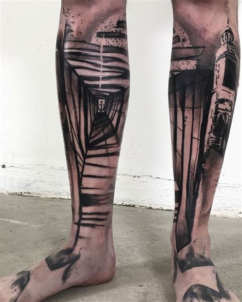 Leg Tattoo Design Templates