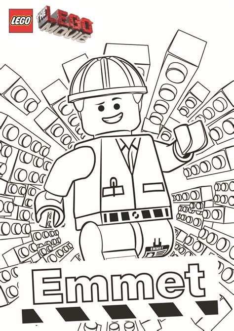 Lego coloring pages for kids