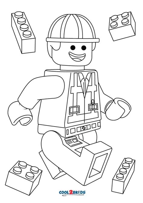 Lego coloring pages for kids free