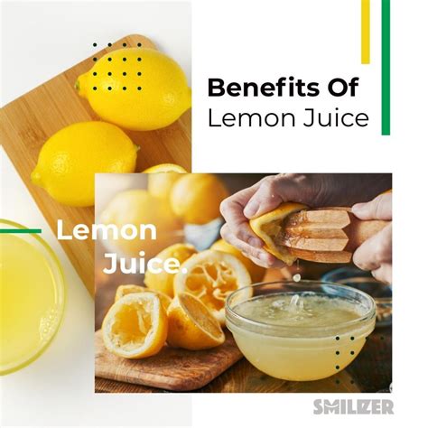 Lemon Juice Benefits