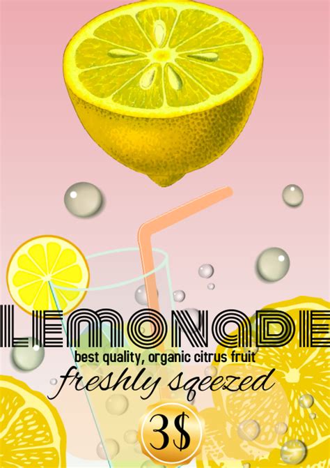 Lemonade Flyer Design Ideas