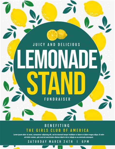 Lemonade Flyer Template 2