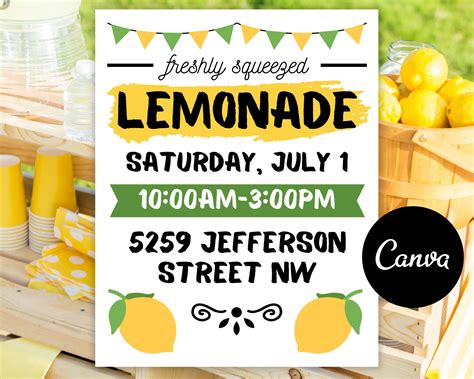 Lemonade Flyer Template 6