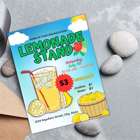 Lemonade Stand Flyer Templates