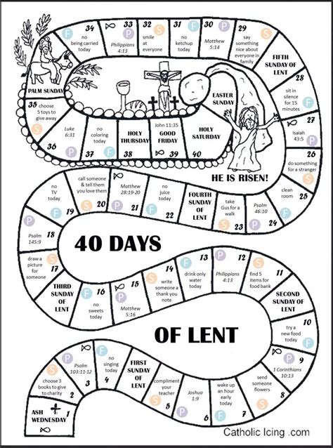 Lent worksheets for Protestant to print