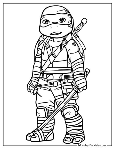 Leonardo Coloring Page