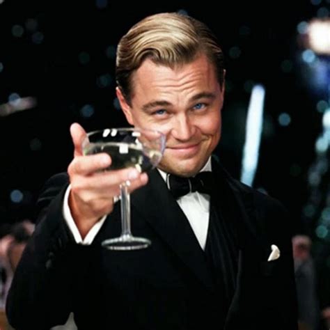 The Great Gatsby smirk meme template