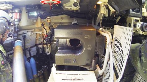 Interior view of the Leopard tank