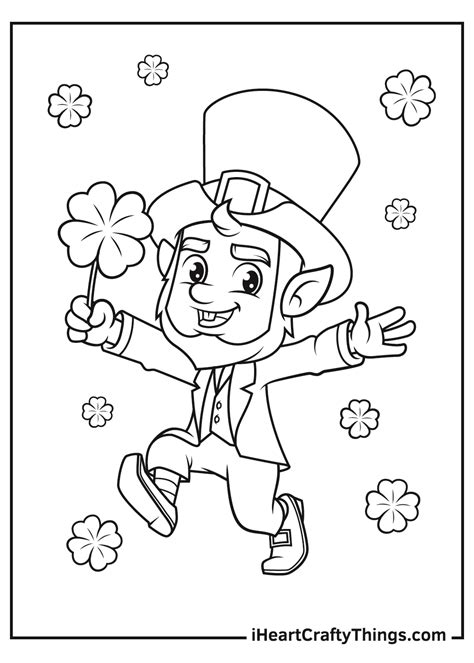 Leprechaun Coloring Pages for Kids