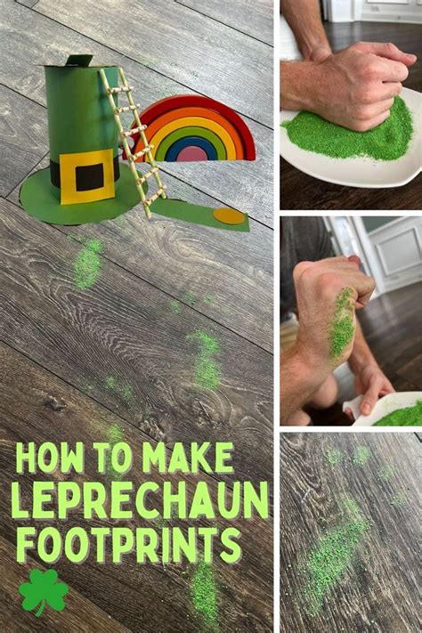 leprechaun footprint 3d decorations