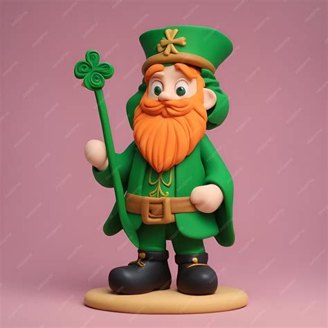 Leprechaun with a Magic Wand