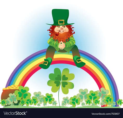 Leprechaun with a Rainbow