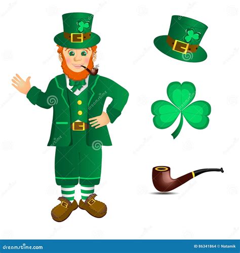 Leprechaun with a Shamrock