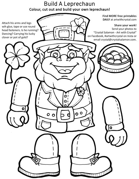 Leprechaun trap coloring pages