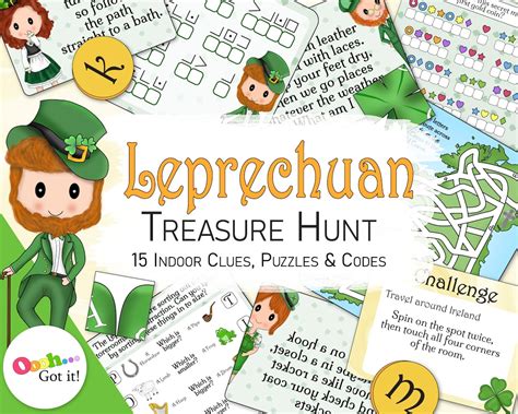 Leprechaun with a Treasure Map