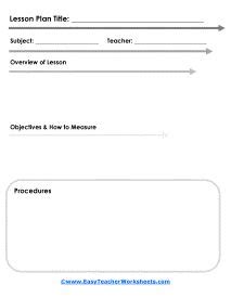 Lesson Plan Template