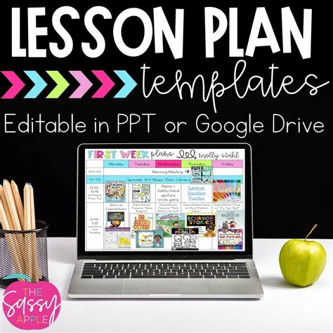 Lesson planning with Google Slides