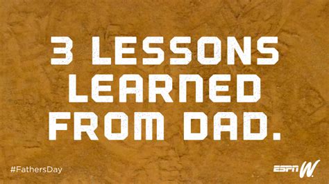 Lessons from Dads