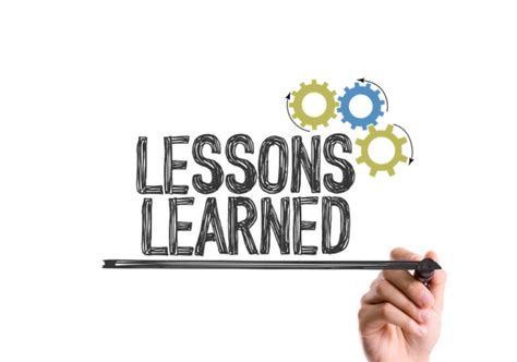 Lessons Learned Template