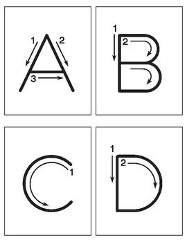 Letter A Tracing with Arrows Printable