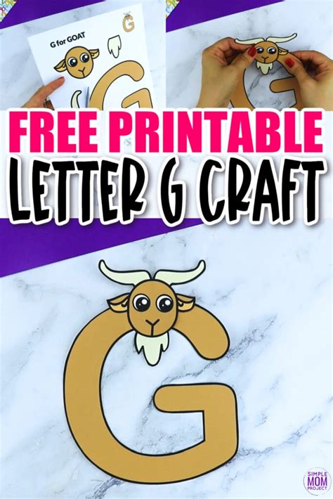 Letter G Craft Template