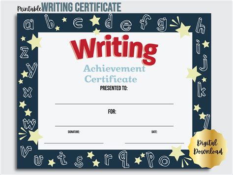 Letter recognition award certificate worksheet