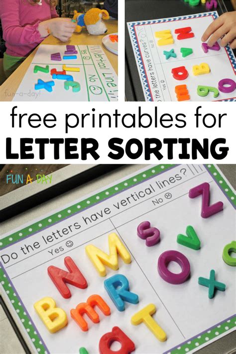 Letter Sorting with Blocks