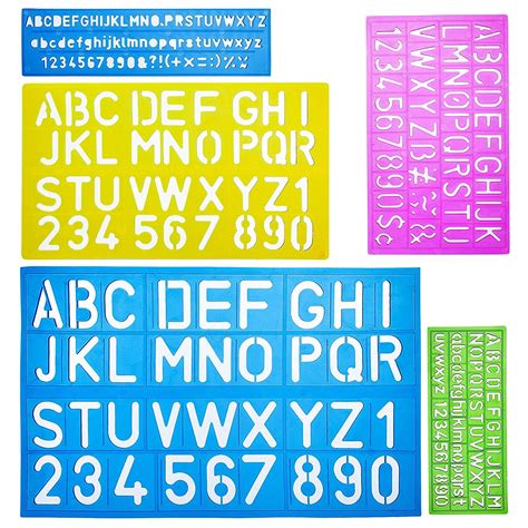 Letter Stencils for Parties