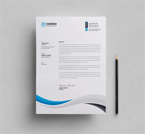 Letterhead Template Example 6