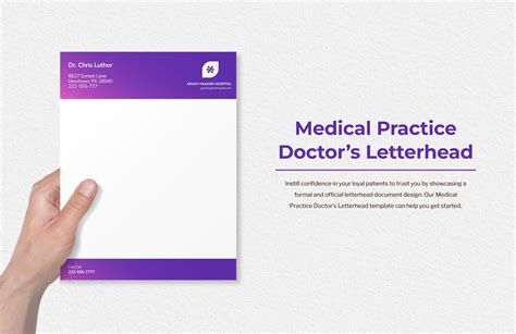 Letterhead Template for Doctors