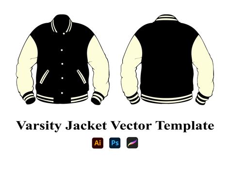 Letterman Jacket Template Design 10