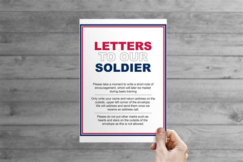 Letters to troops