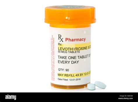 Levothyroxine Medication Bottle