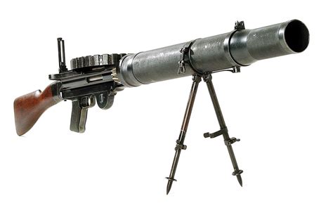 Lewis Gun, a popular light machine gun used during WW1