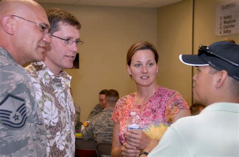 A photograph of LGBT military families