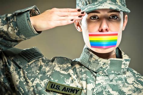 A photograph of a support group for LGBT service members