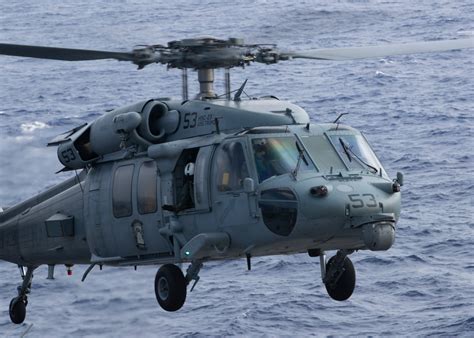 Lha 7 Tripoli MH-60R Seahawk Helicopter