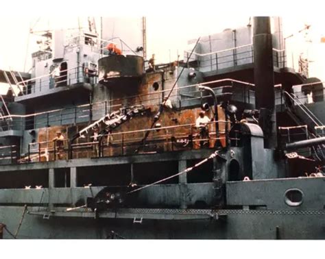 Damage to the USS Liberty