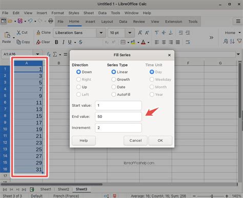 LibreOffice Calc AutoFill